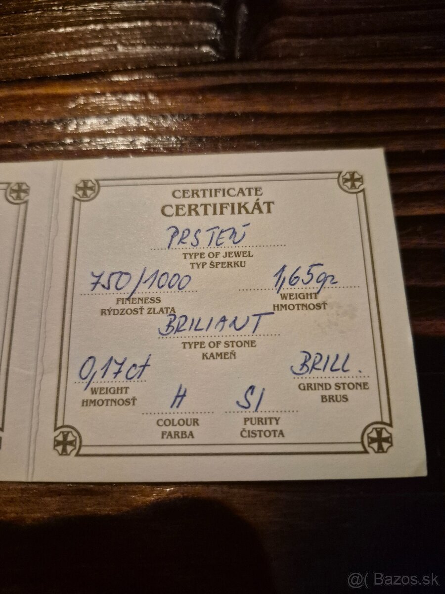 ZASNUBNY PRSTEN S BRILIANTOM - 3