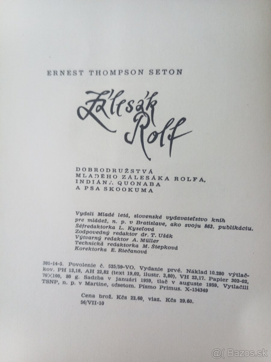 E.T. Seton Zálesák Rolf - 3