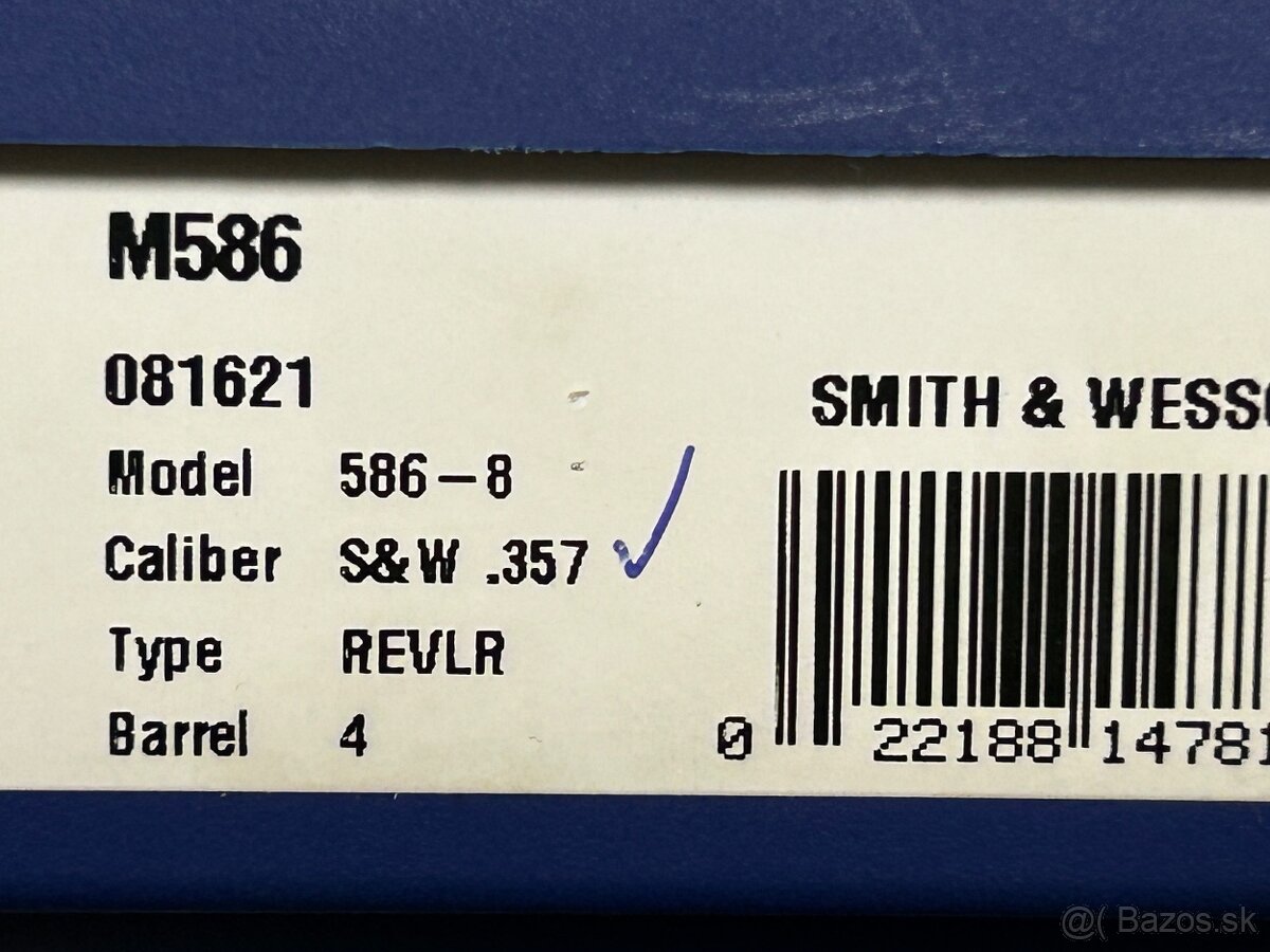 Revolver Smith & Wesson 586-8 - 3