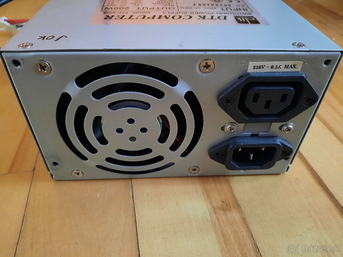 AT zdroj DTK 200 W pre retro PC - 3