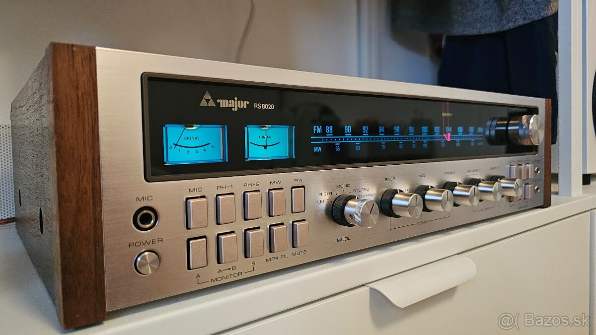 Vintage receiver Major RS 8020 top model a stav - 3
