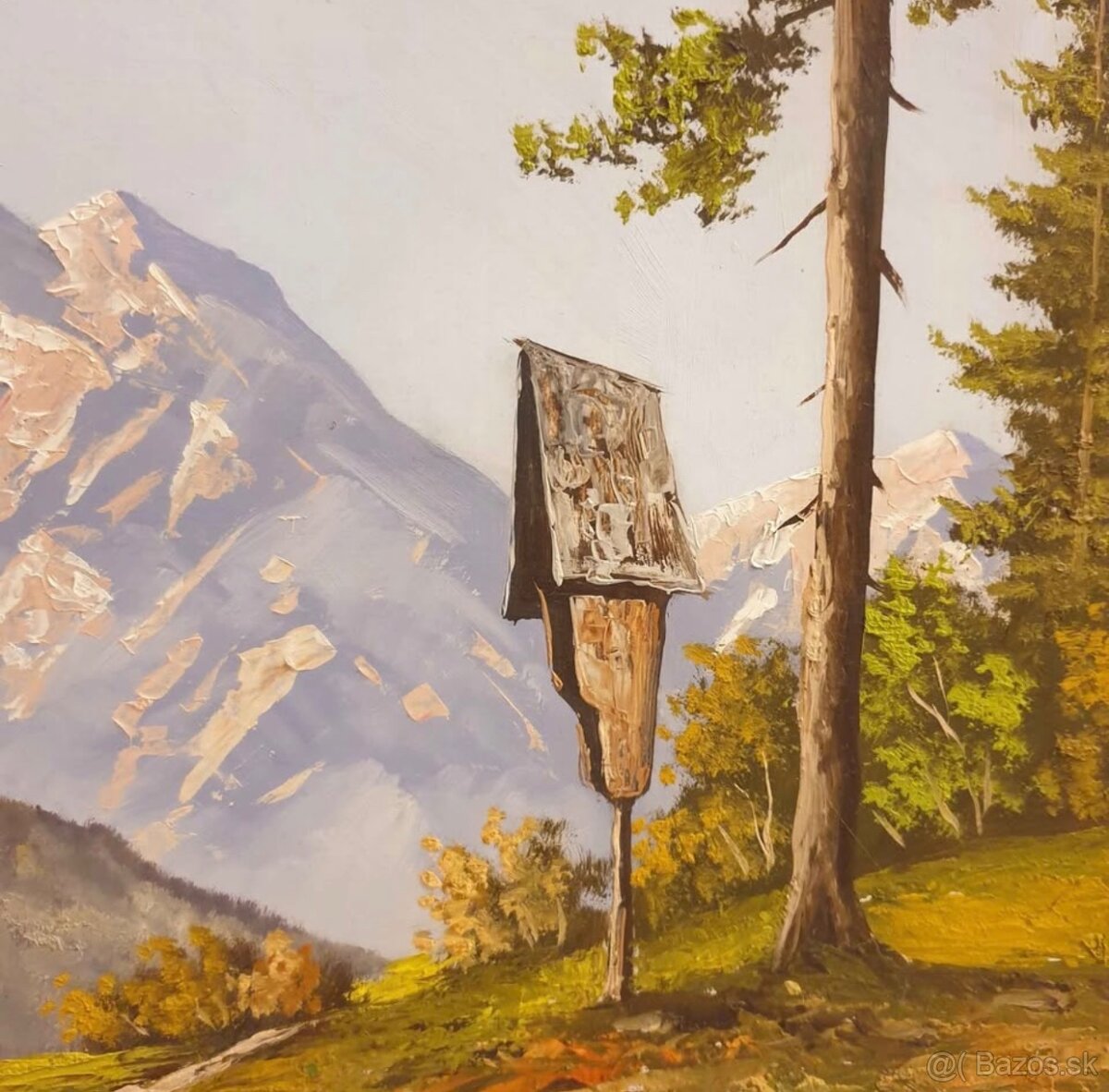 maľovaný obraz 60x50cm - Alpy - 3