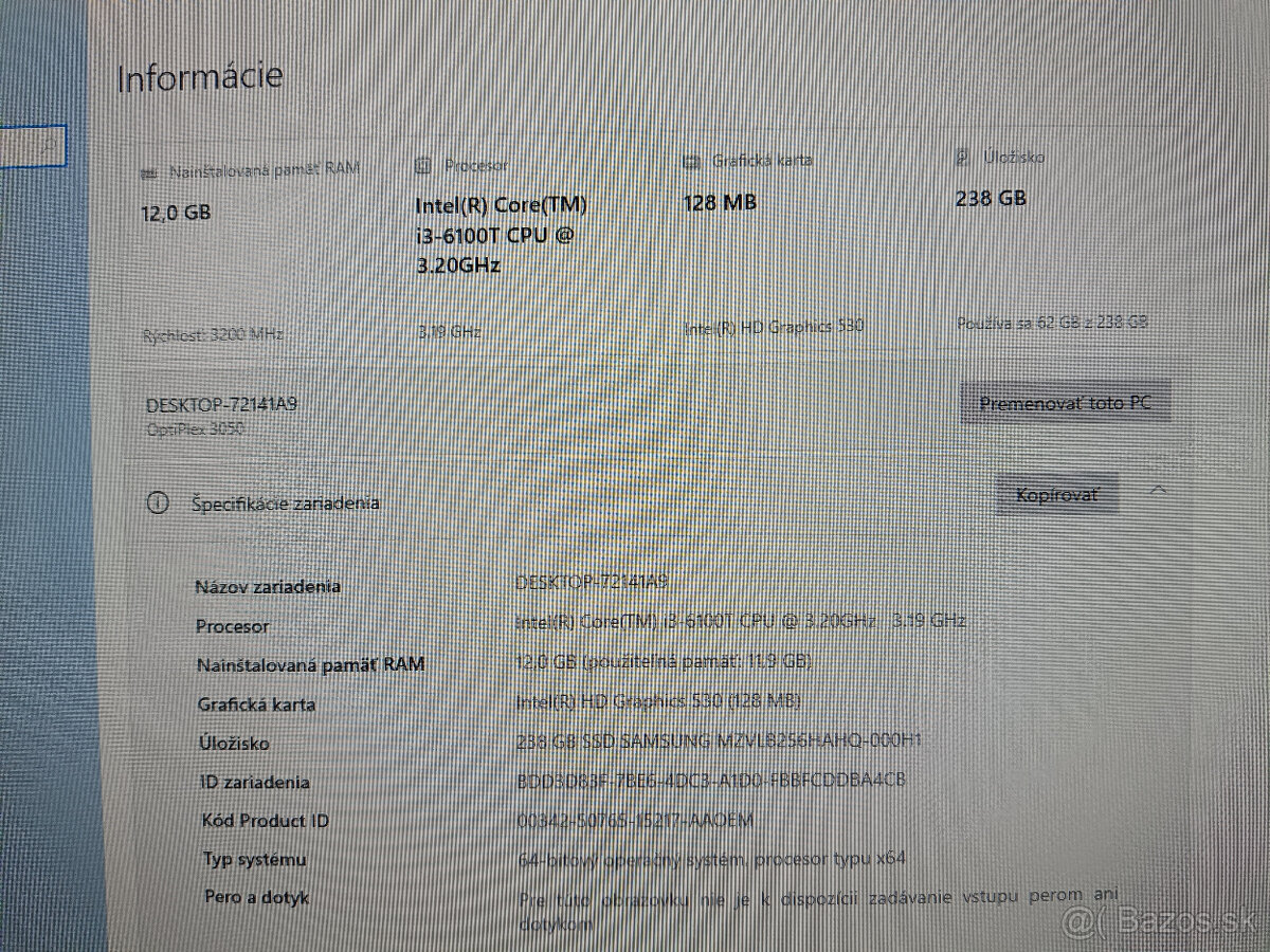 Micro PC DELL Optiplex 3090 - 3