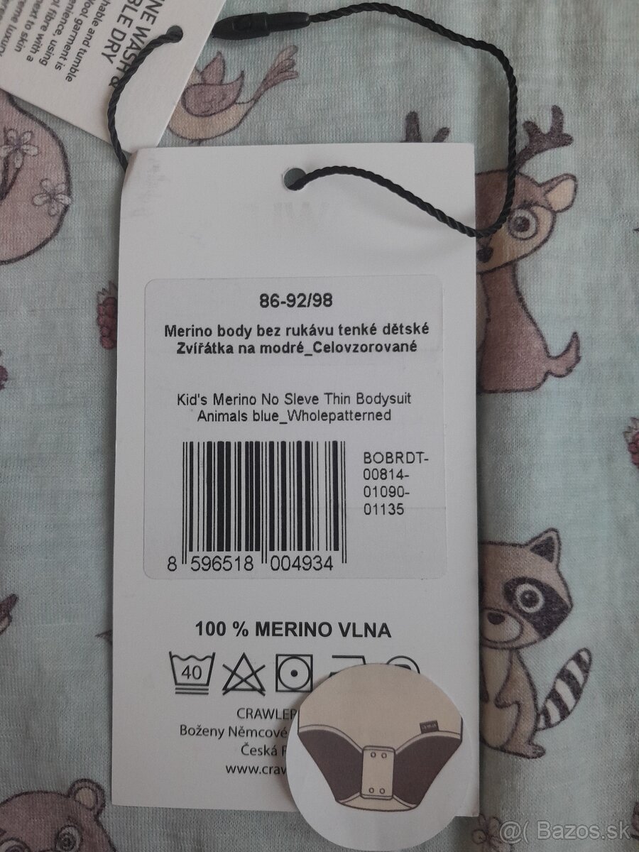2x Merino body 86-98 - 3
