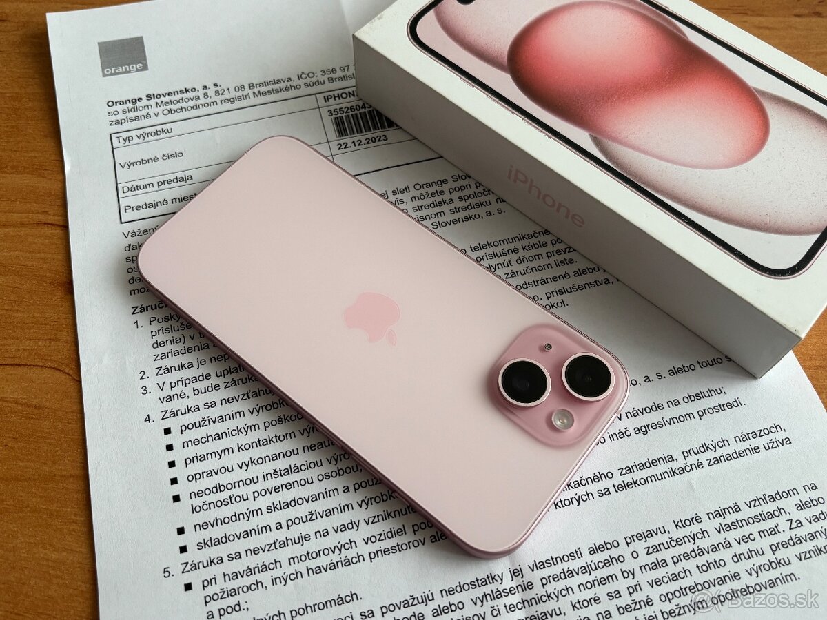 Apple iPhone 15 128GB Pink - 3