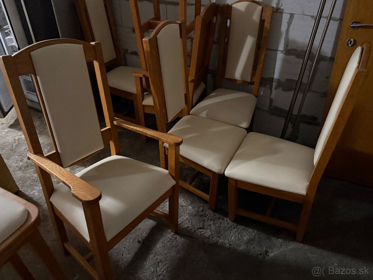 Masívny stôl a stoličky - 3