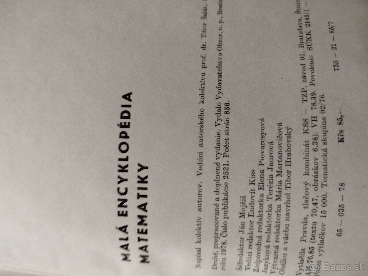 Malá encyklopédia matematiky - 3