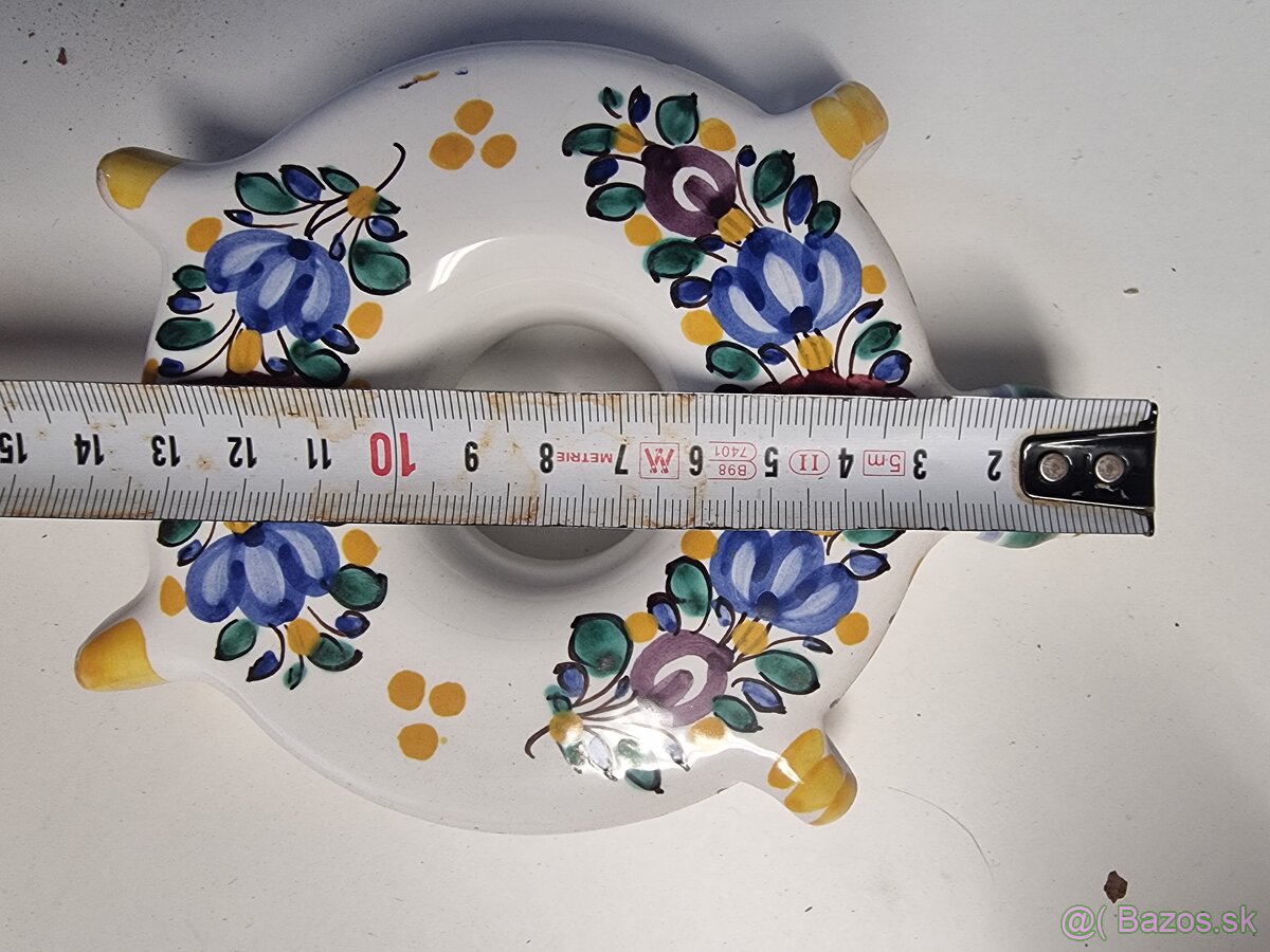 Modranská čútora+krištáľová labuť+košík - 3