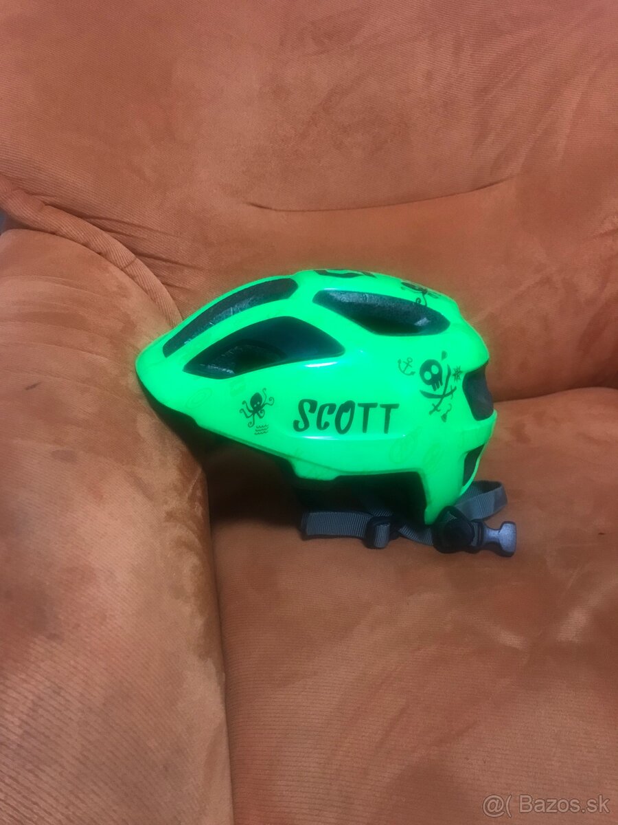 Detská sedačka na bicykel HAMAX + SCOTT prilba - 3