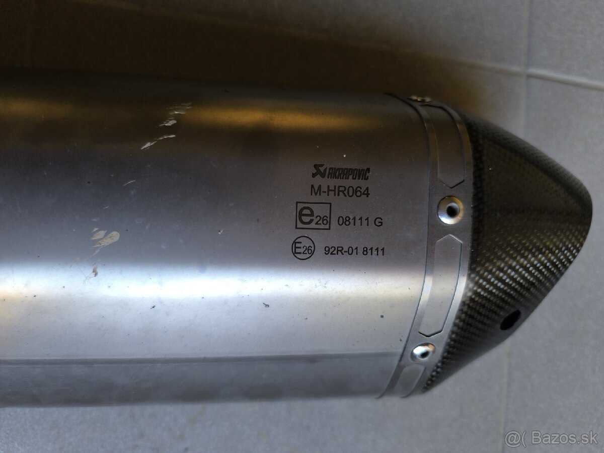 Originál Akrapovič titánový slip on - 3