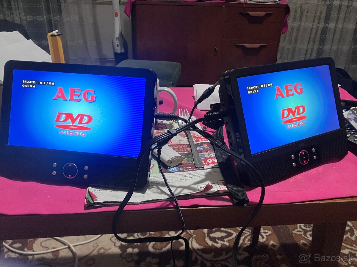 Dvd prehravac aeg do auta 2x lcd 7” - 3