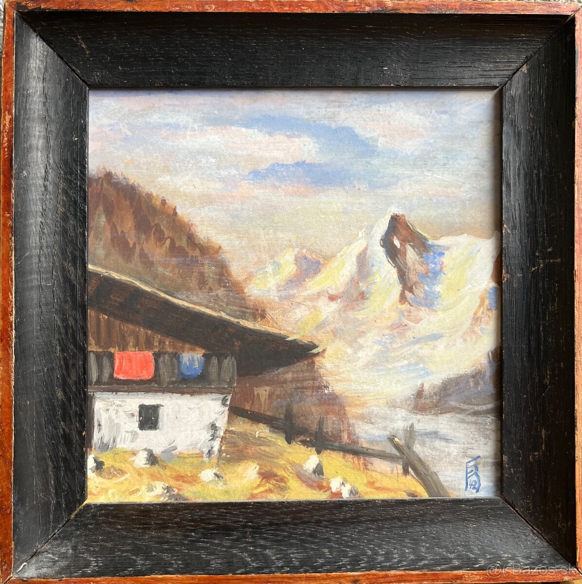 Obraz chata a hory - 3