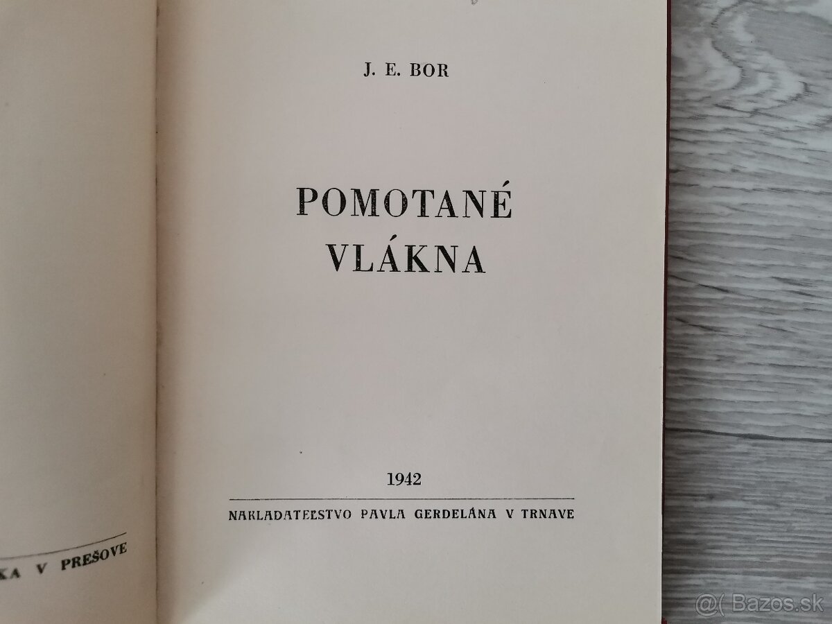 PREDÁM knihu Pomotané vlákna - 3