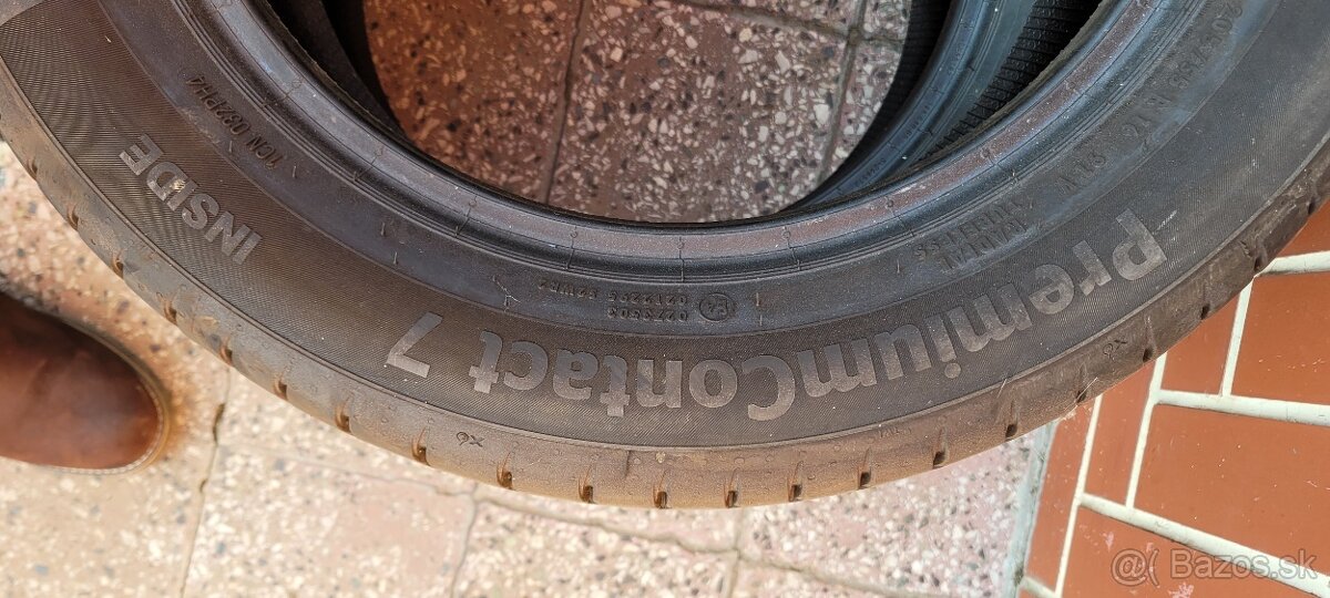 Predám 2ks letné 205/55R16 Continental PremiumContact 7. - 3
