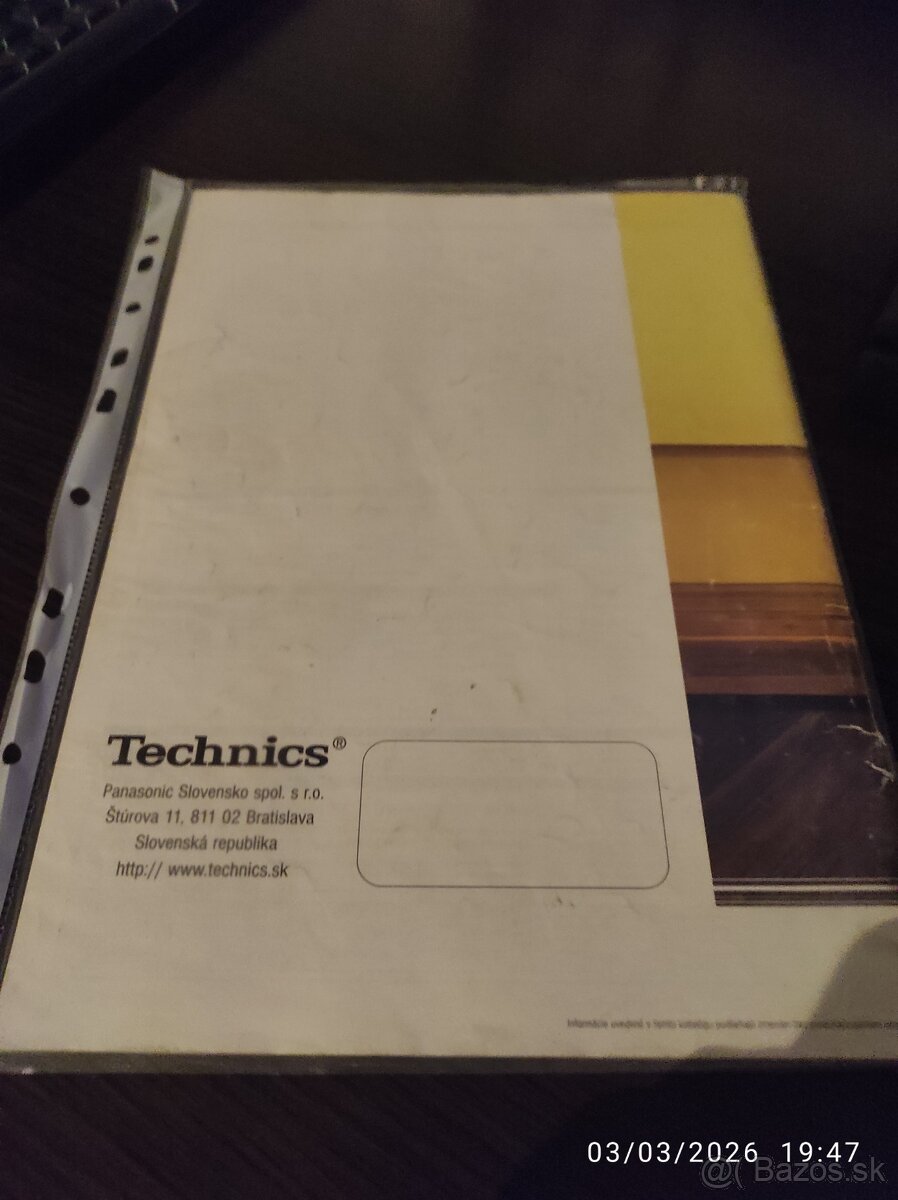 HIFI KATALOG TECHNICS 1999 - 2000 TOP - 3