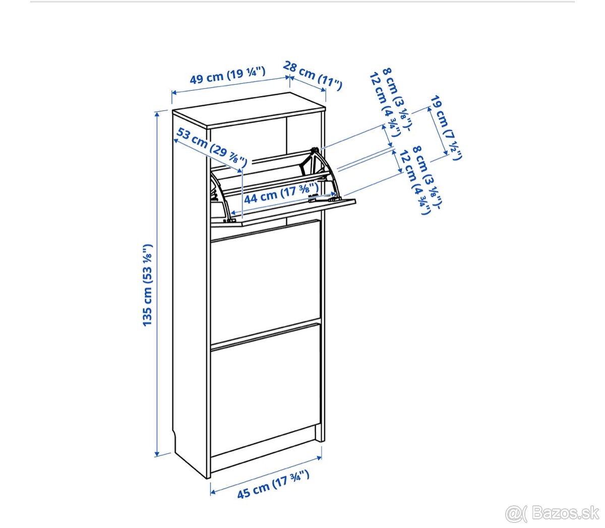Stojan na topánky IKEA. - 3