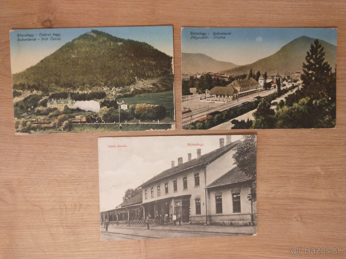 pohľadnice Nitra. Ružomberok, Vrútky, Nové Zámky - 3