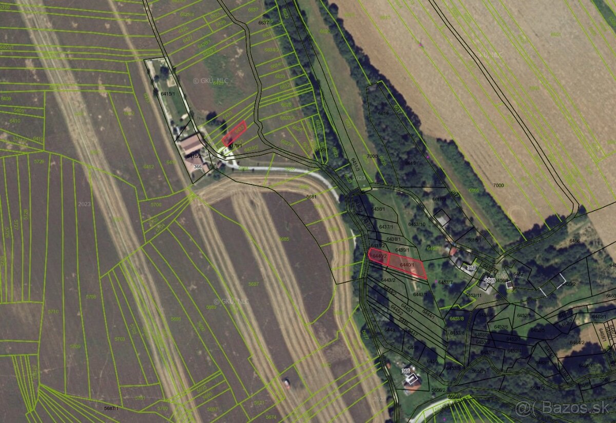 Krajné – 1168 m2 POZEMKY v pozemkových úpravách - 3