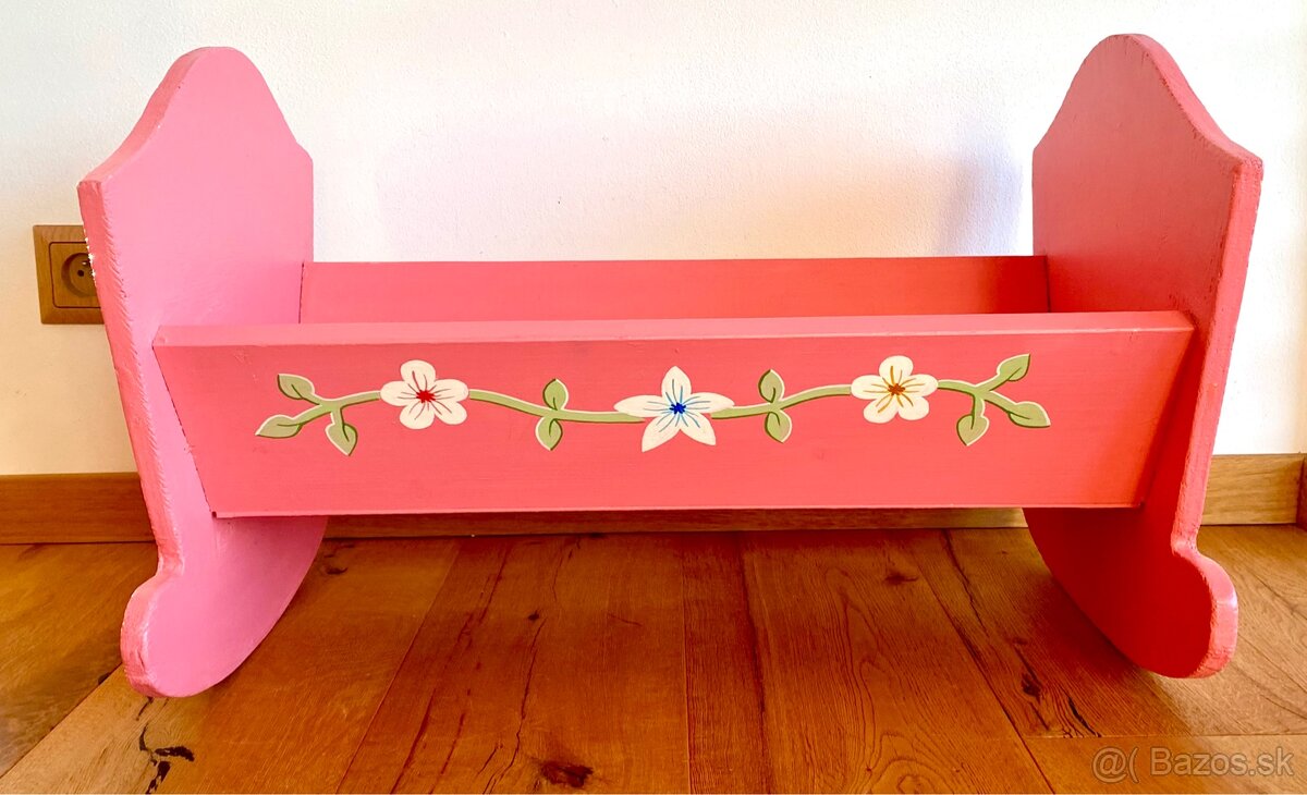 Staré dřevěné kolébky 2 kusy - 3