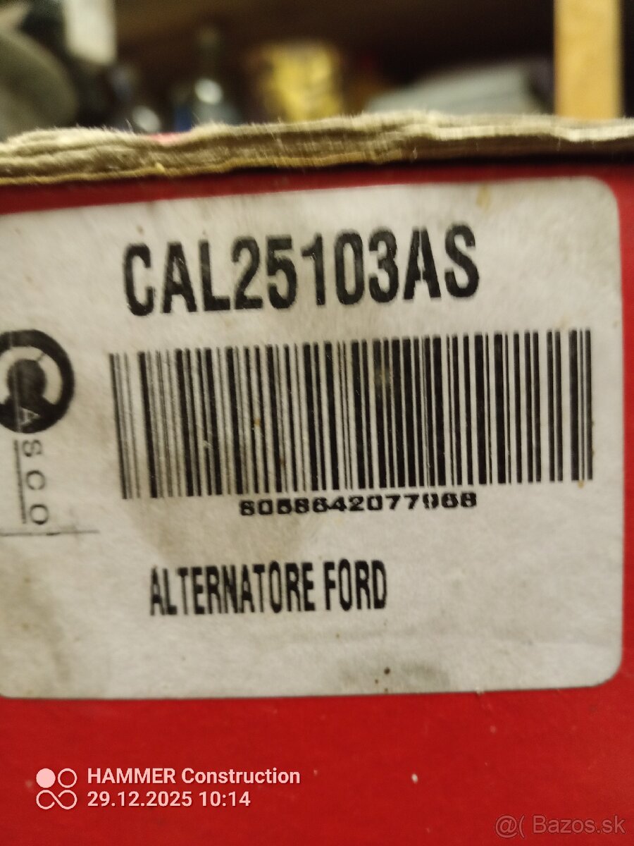 Alternátor Ford transit. - 3