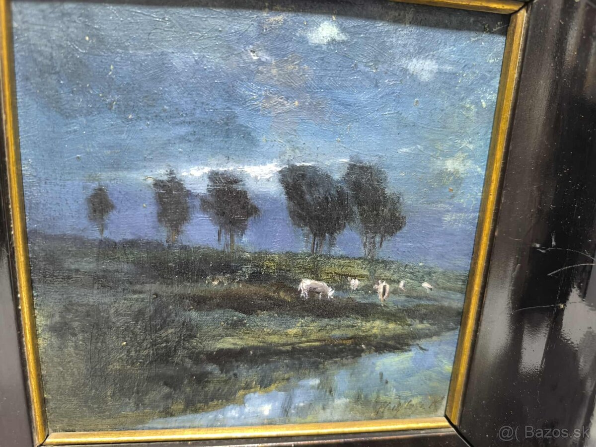 Stará olejomaľba - 3