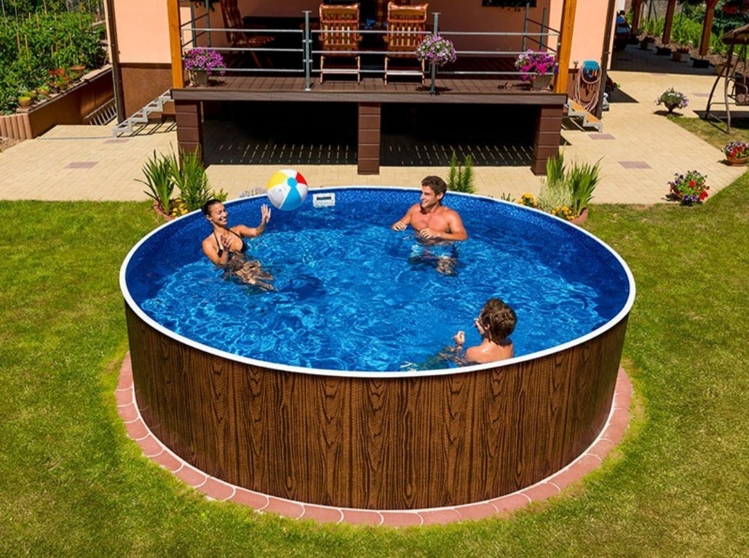 Bazén Azuro drevo 3,6m + prislušenstvo - 3