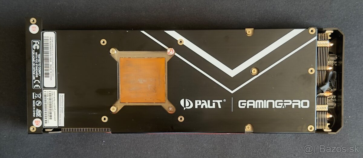 Originálne chladenie RTX 2080 Palit GamingPro – nepoužité (k - 3