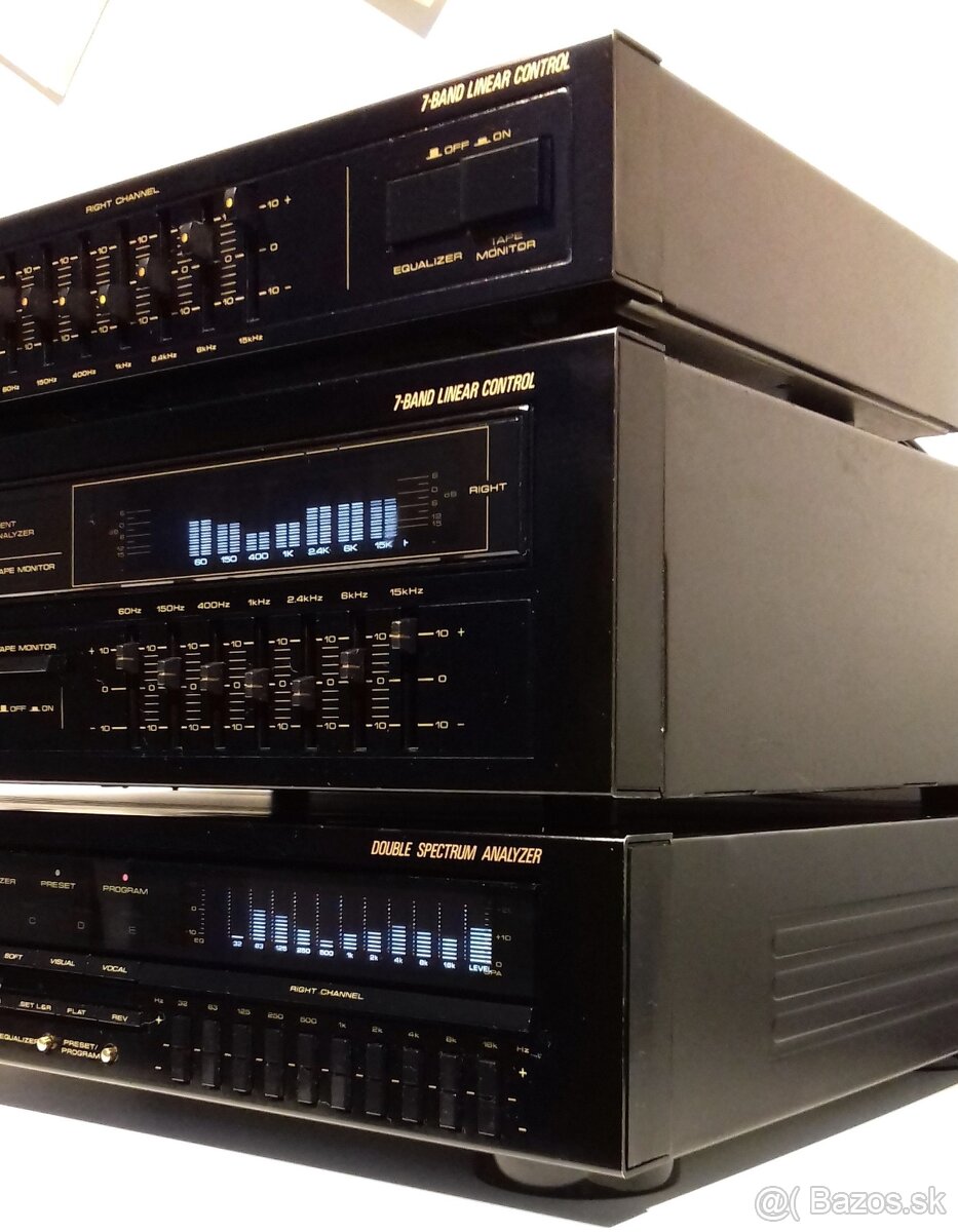 2x7 pasmovy Equalizer PIONEER GR-333 GR-555 JAPAN AE81, AE55 - 3