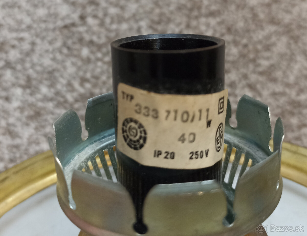 Stará retro lampička Osvětlovací sklo, Slunce seno erotika - 3