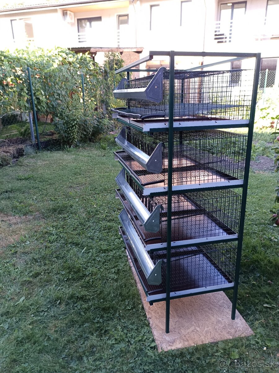 Klietky pre prepelice zo stojanom - 3