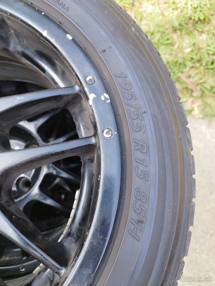 Predám kolesá s pneu 195/55 R15 - 3