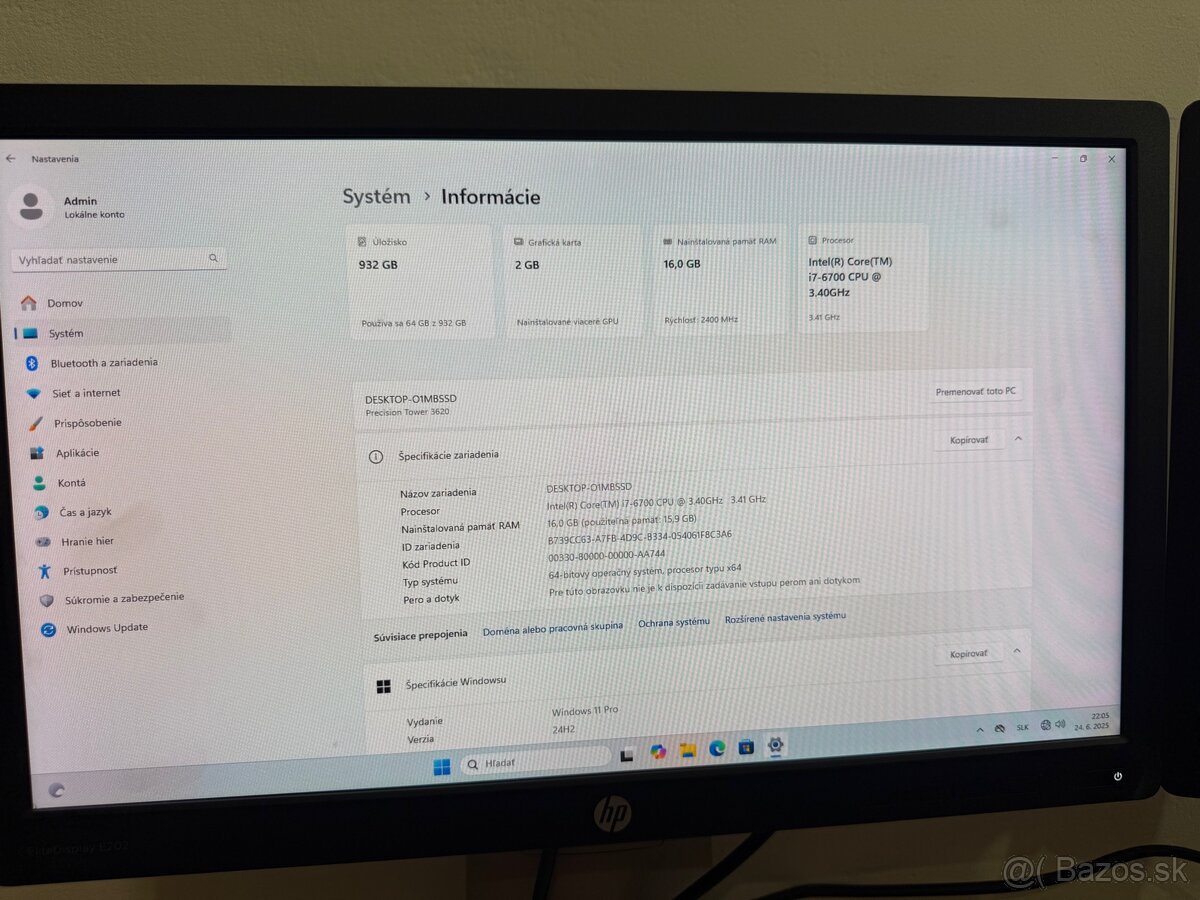 Workstation i7, 1TB ssd, nvidia , Win 11 pro - 3