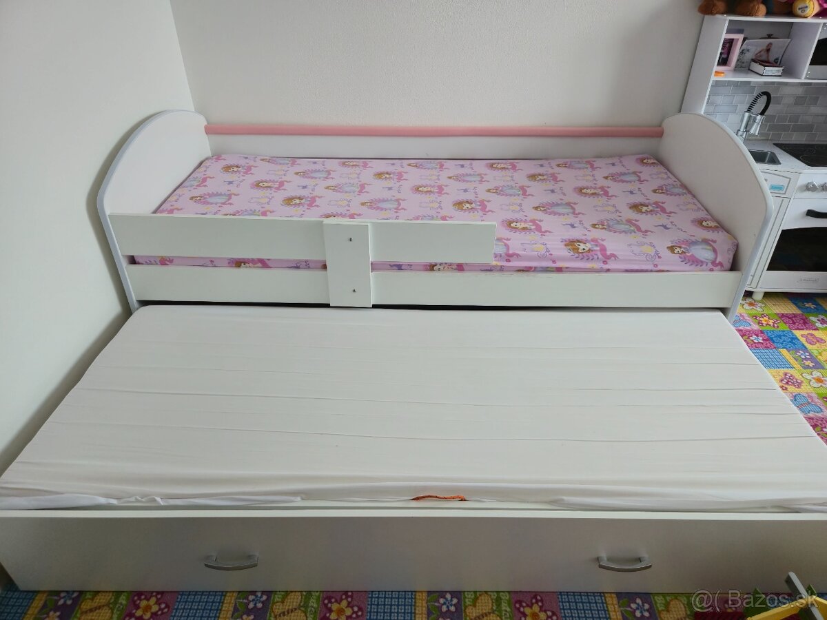 Detská postel s prístelkou 90x200 - 3