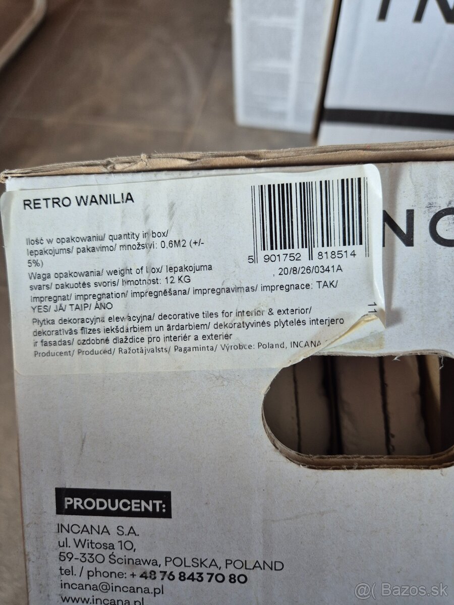 Predám obklad tehla biela - 3