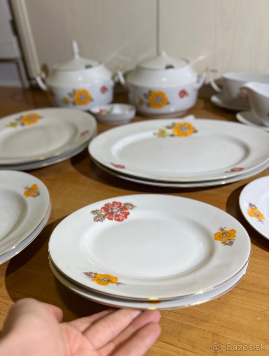 Porcelánová jedálenská súprava (2 sady) - 3