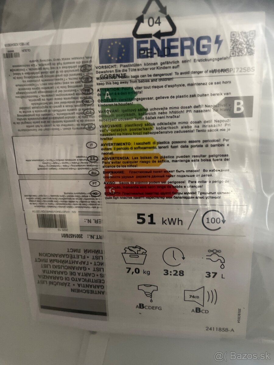 Automatická práčka Gorenje NOVÁ - 3