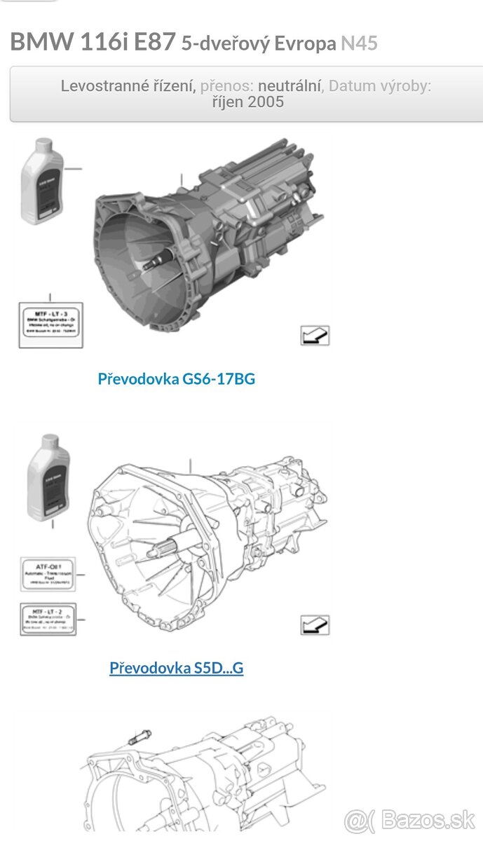 Prevodovka BMW 1 e87 - 3