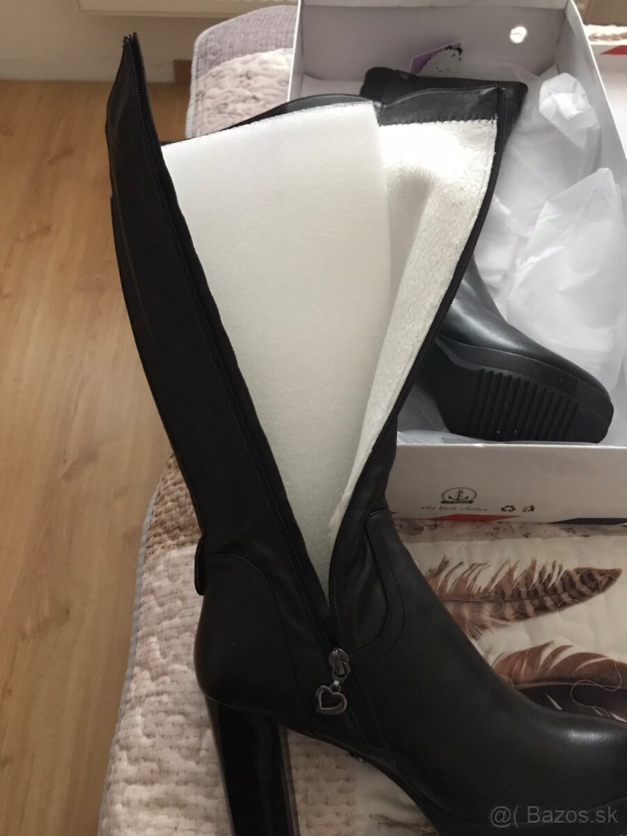 Zimné kožené čižmy - 3