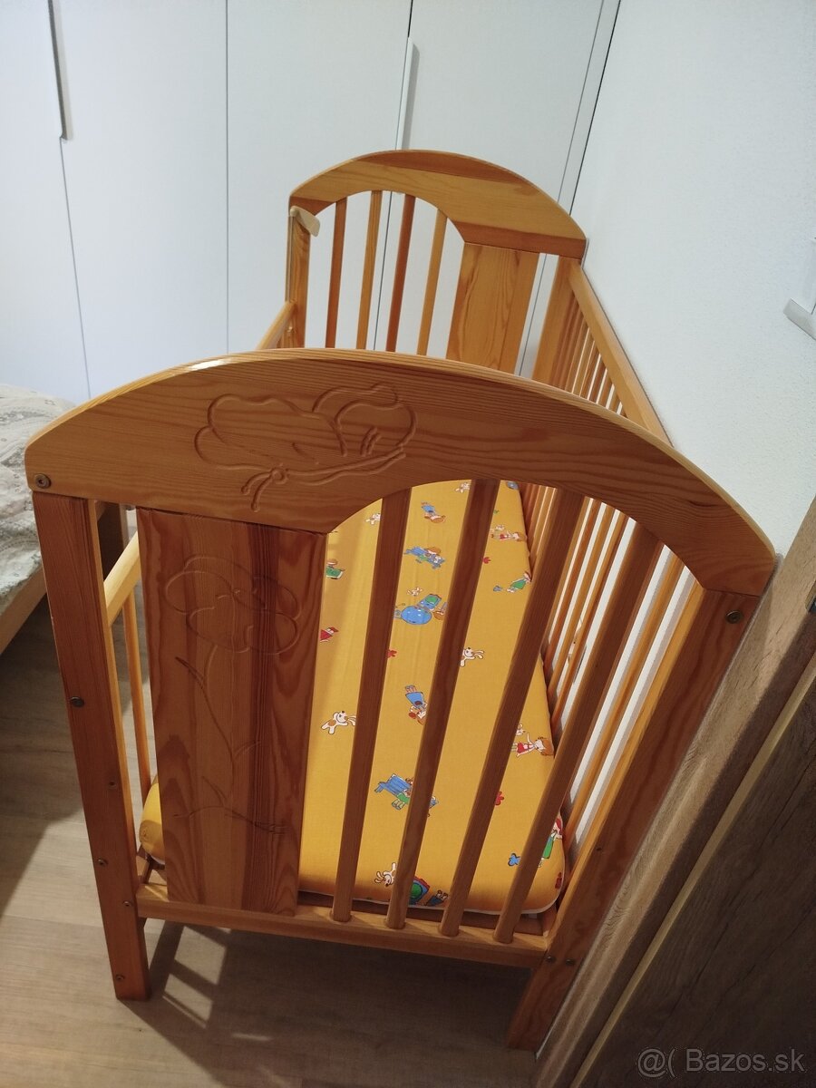 Detská postieľka z masívu - 3