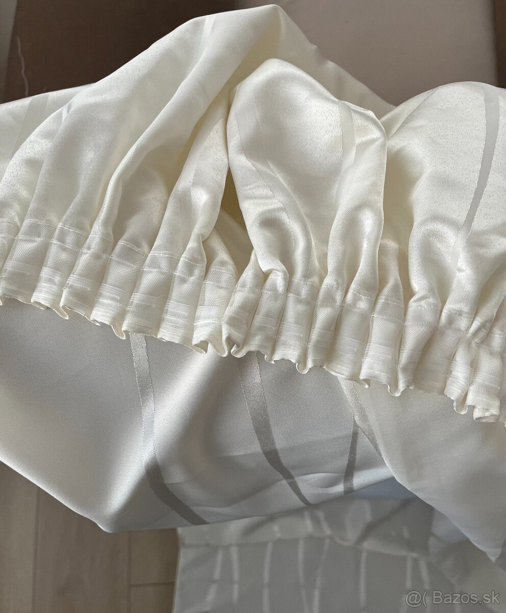 Predám krásne závesy krémovej farby - 3