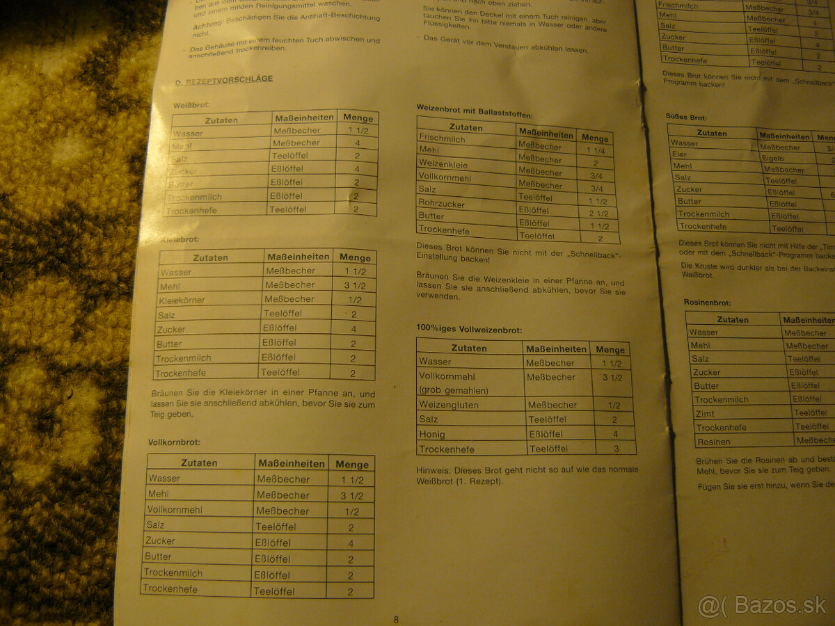 Domáca pekáreň chleba zn. Hit nemecká - 3