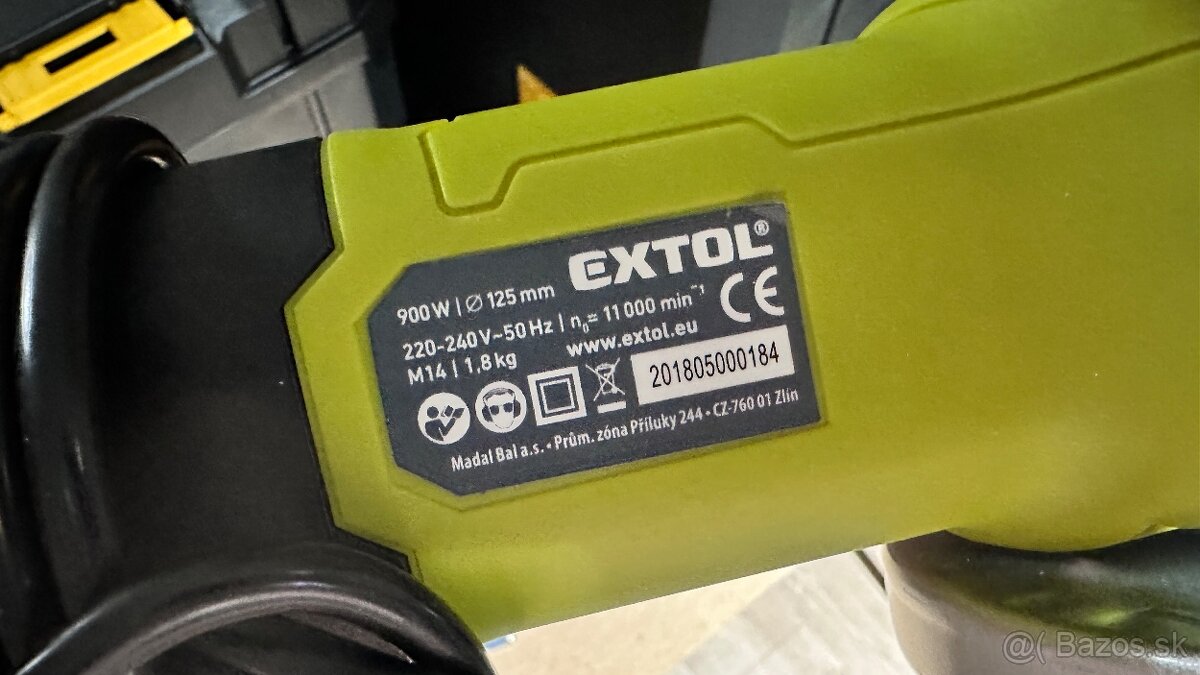 Extol uhlová brúska 125mm 900w - 3