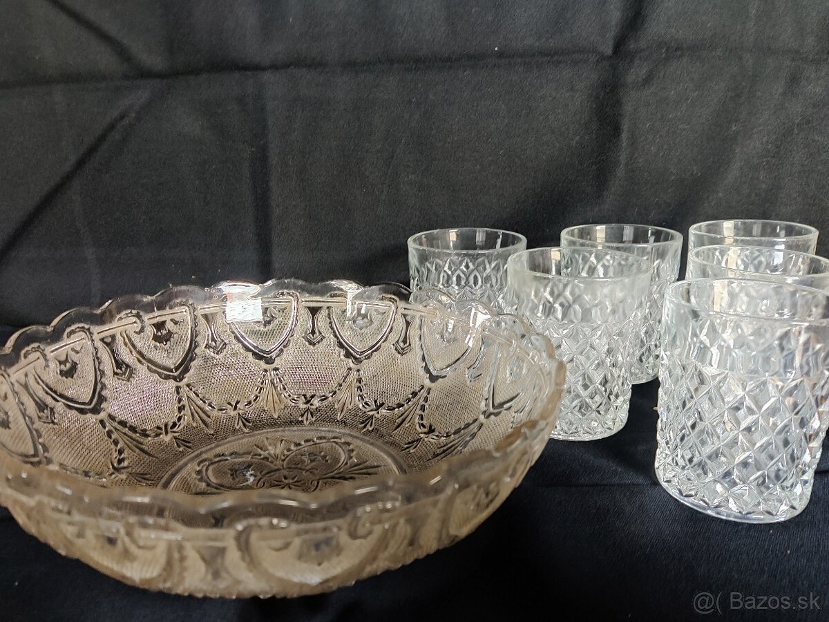 brúsené sklo, váze, popoľníky... - 3