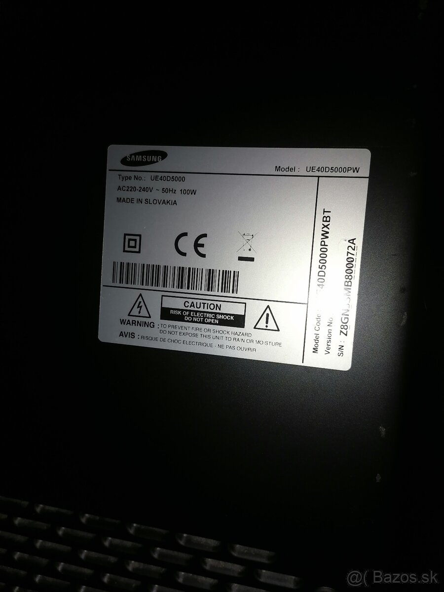 Predám SAMSUNG UE40D5000 - 3