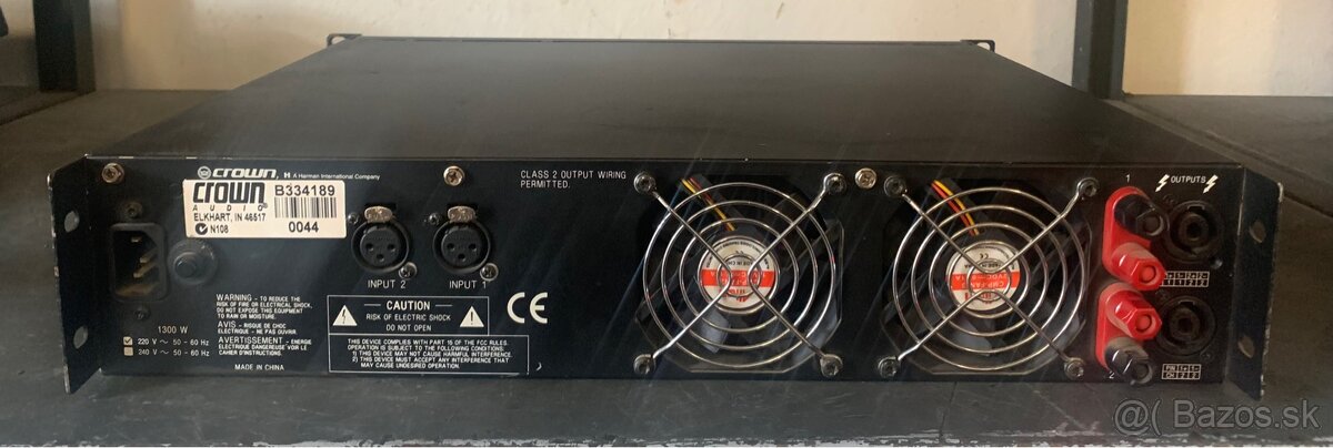 Zosilňovač Crown XLS 602 POWERAMP - 3