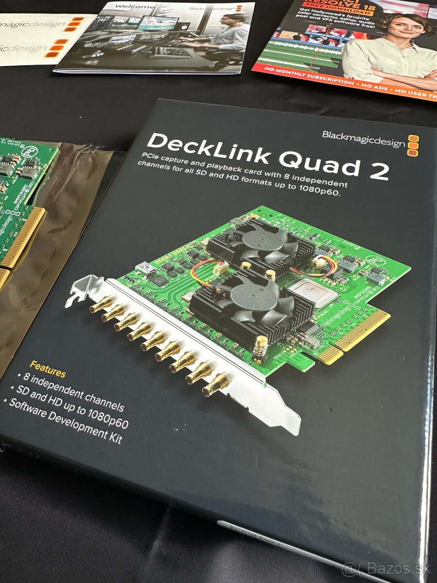 Predám Blackmagic Design Decklink Quad 2 - 3