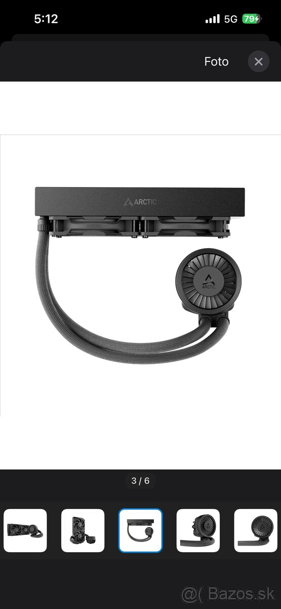 Vodné chladenie ARCTIC Liquid Freezer III 240 Pro Black - 3