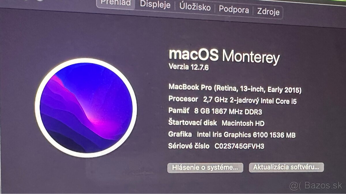Predám Apple MacBook Pro Retina 13” (Early 2015) - 3