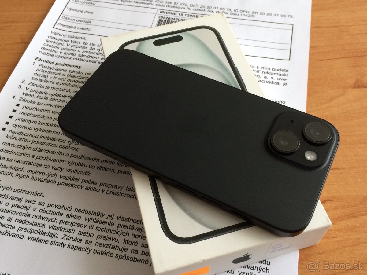 Apple iPhone 15 128GB Black - 3