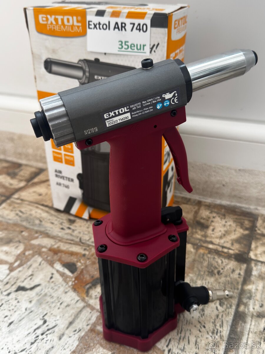 Predám pneumatickú nitovačku Extol Premium AR 740 - 3